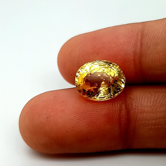 Yellow Sapphire (Pukhraj) 5.94 Ct gem quality Yellow Sapphire (Pukhraj) 5.94 Ct gem quality